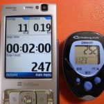 X02NKでStep Counter vs オムロンWalking style HJ-113