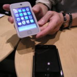 Apple iPod touch 8GB で打合せと表示テスト