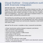シンプルなアウトラインエディタ『Cloud Outliner』