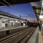 高校時代通った井の頭線、永福町駅を絞り優先で撮った