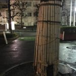 世田谷区にある某ファミレスの駐車場中央